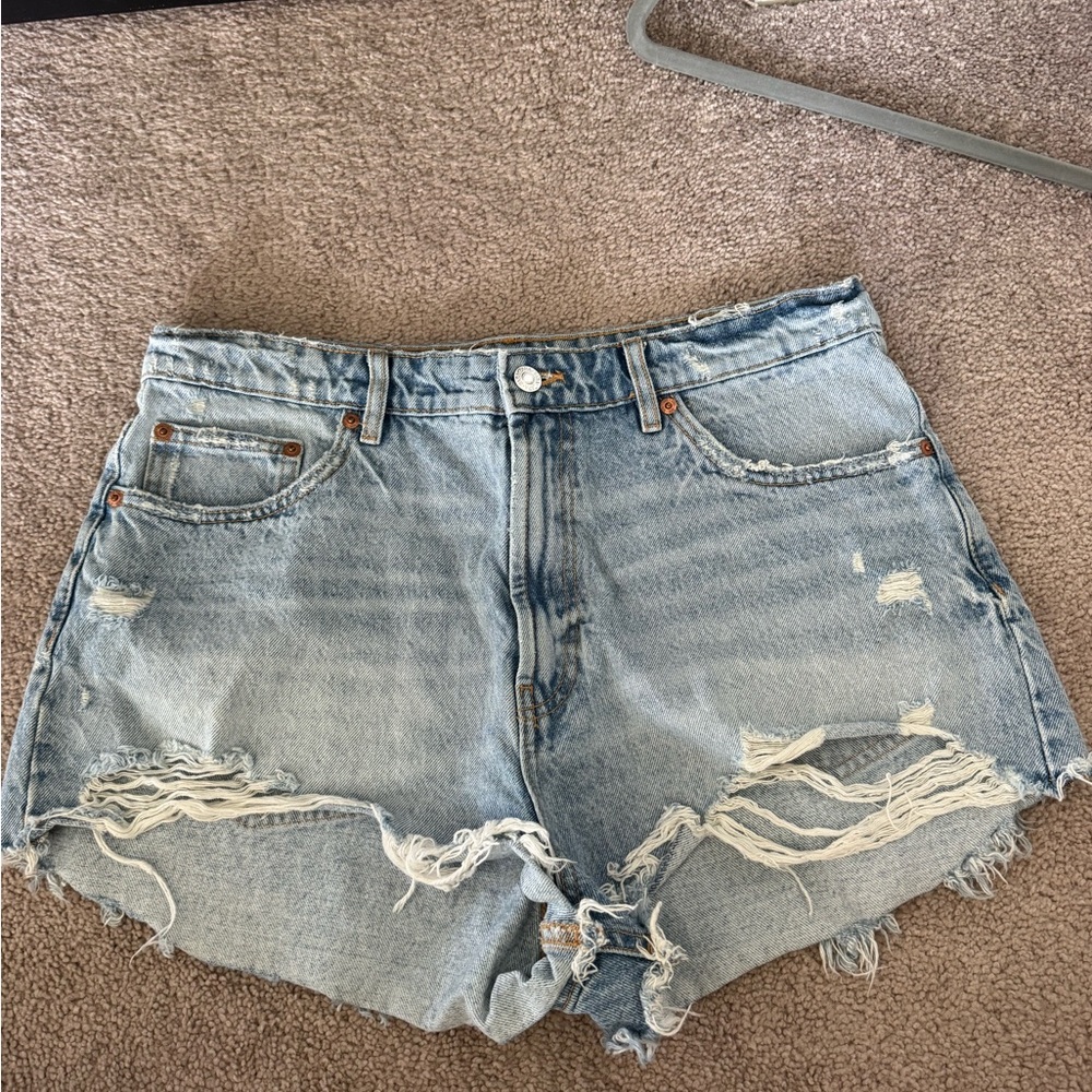 Zara denim shorts